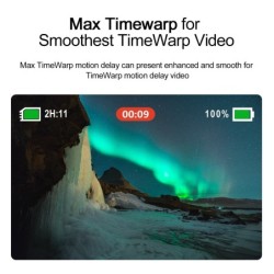 Lenti in lega di alluminio - Lenti ultra larghe 155 gradi - impermeabili - per GoPro Hero 9 10 11 Nero