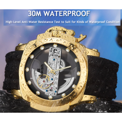 SWISH - luxurious automatic watch - tourbillon - skeleton design - luminousWatches