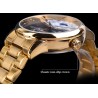 Forsining - orologio meccanico automatico - acciaio inossidabile