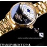 Forsining - orologio meccanico automatico - acciaio inossidabile