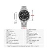 PAGANI DESIGN - Orologio al quarzo in acciaio inossidabile - impermeabile - argento / oro