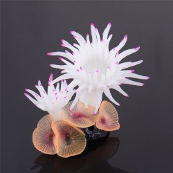 Plante corail silicone - décoration aquarium