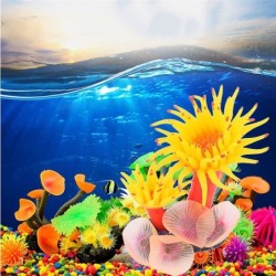 Pianta di corallo in silicone - decorazione dell'acquario