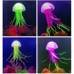 Medusa luminosa in silicone - decorazione dell'acquario