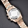 BENYAR - elegante orologio al quarzo - cronografo - impermeabile - acciaio inossidabile - oro