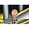 BENYAR - montre à quartz élégante - chronographe - étanche - acier inoxydable - or