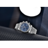 BENYAR - montre à quartz élégante - chronographe - étanche - acier inoxydable - bleu