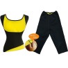 Pantaloni / gilet dimagranti / dimagranti - effetto sauna - set per allenamento fitness