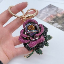 Crystal rose - keychainKeyrings