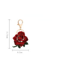 Crystal rose - keychainKeyrings