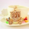 Golden carriage - keychainKeyrings