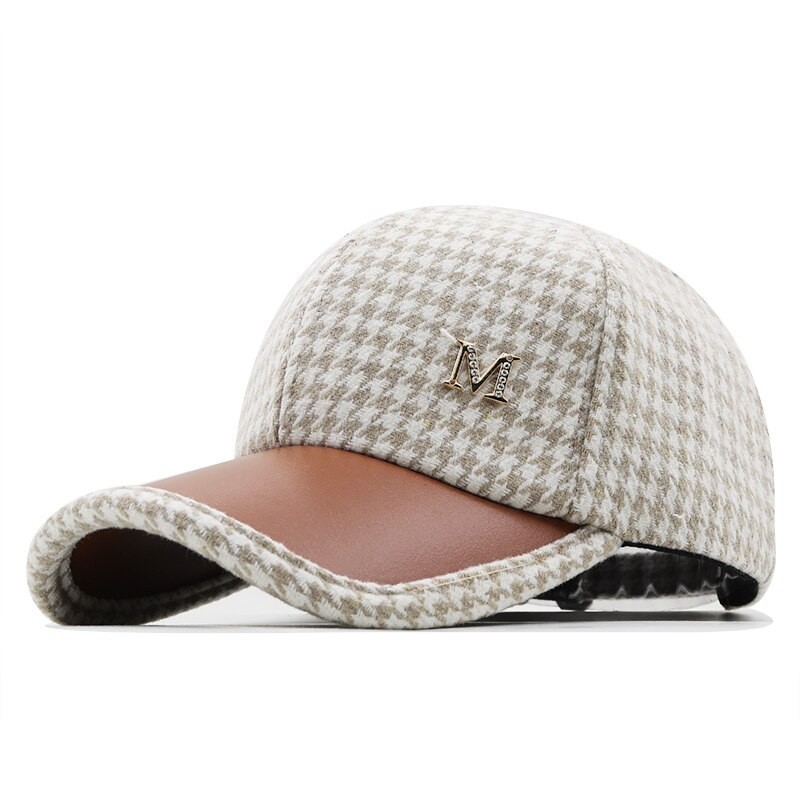 Trendy baseball hat - British check designHats & Caps