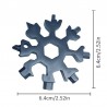 Multiutensile 18 in 1 - apribottiglie / cacciavite in acciaio inossidabile - fiocco di neve