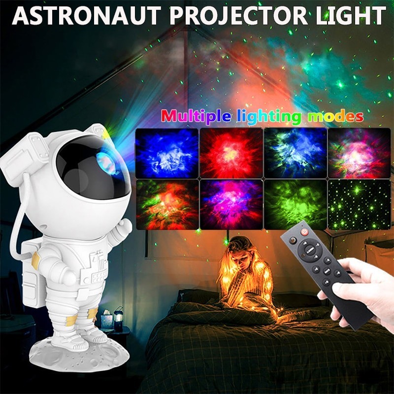 LED projector - night light - rotatable - starry sky - galaxy - astronaut shapeStage & events lighting