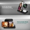Chargeur sans fil 3 en 1 - support de charge rapide - pour iPhone - AirPods - Apple Watch - Samsung