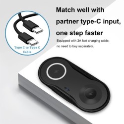 Chargeur magnétique sans fil 2 en 1 - pour Samsung - iPhone - Apple Watch - 20W
