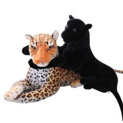 Peluche toute douce - léopard - tigre - jaguar
