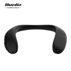Bluedio HS - enceinte tour de cou - Bluetooth 5.0 - basse - FM - slot carte SD - microphone