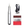 Mini electric nail polisher / drill - set with bits - manicure / pedicure - 35000RPMNail drills