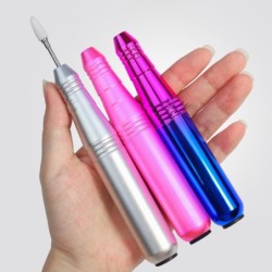 Mini electric nail polisher / drill - set with bits - manicure / pedicure - 35000RPMNail drills
