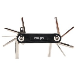 Giyo PT-07 - ensemble d'outils d'entretien professionnel - outil de réparation de vélo multifonctionnel 11 en 1