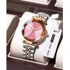CHENXI - orologio al quarzo di lusso - oro rosa - acciaio inossidabile - impermeabile - rosa