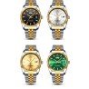 CHENXI - montre à quartz de luxe - chronographe - double calendrier - étanche - acier inoxydable