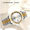 CHENXI - orologio al quarzo di lusso - cronografo - doppio calendario - impermeabile - acciaio inossidabile