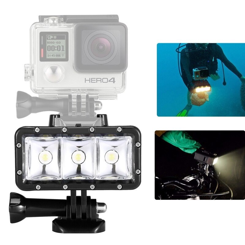 Underwater LED diving light - for GoPro - 30 mAccessories