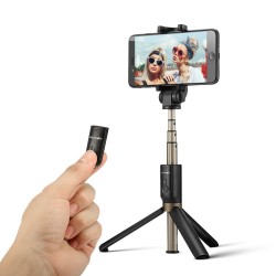 3 in 1 - mini treppiede wireless / selfie stick - Bluetooth - per Smartphone