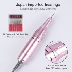 Tout en 1 - séchoir à ongles / dépoussiéreur à ongles / perceuse à ongles - lampe UV LED - 54W - 25000RPM