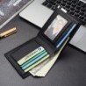 Portefeuille court en cuir - porte-cartes