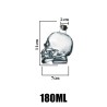 Carafe en verre en forme de tête de mort - pour vodka / whisky / vin - 180ml - 400ml - 750ml