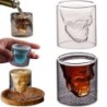 Drinking glass - skull design - double bottom - for vodka / wine / coffee - 25 mlBar supply