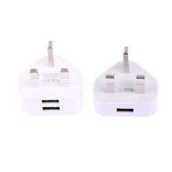 Universal wall charger - with 1 - 2 USB port - UK plugChargers