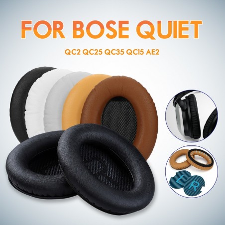 Replacement headphone ear pads - for BOSE QuietComfort QC35 QC25 QC15 AE2Ear- & Headphones
