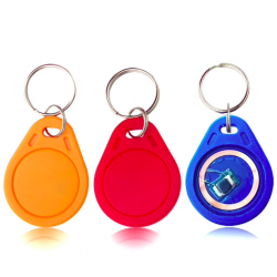 1356MHz IC M1 - S50 key-fob - tag control - key inductive card -entrance guard system - keychain - 10 piecesKeyrings