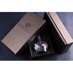JARAGAR - montre automatique de luxe - bracelet cuir - forme triangle