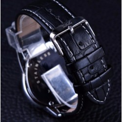 JARAGAR - montre automatique de luxe - bracelet cuir - forme triangle
