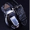 JARAGAR - montre automatique de luxe - bracelet cuir - forme triangle