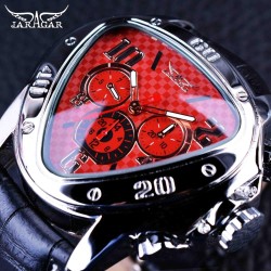 JARAGAR - montre automatique de luxe - bracelet cuir - forme triangle