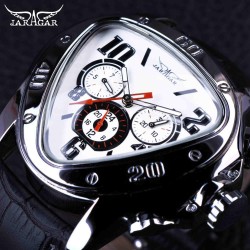 JARAGAR - montre automatique de luxe - bracelet cuir - forme triangle