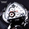 JARAGAR - montre automatique de luxe - bracelet cuir - forme triangle
