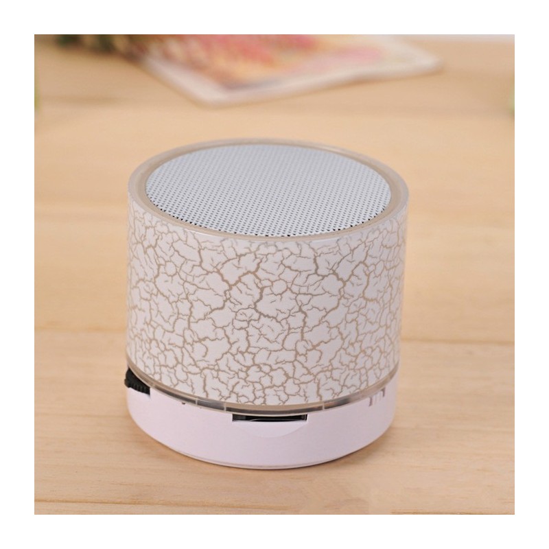 Mini Bluetooth speaker - LED - TF card - cracked designBluetooth speakers