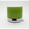 Mini enceinte Bluetooth - LED - carte TF - design fissuré