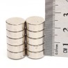 N35 - magnete al neodimio - disco forte - 12mm * 5mm - 10 pezzi
