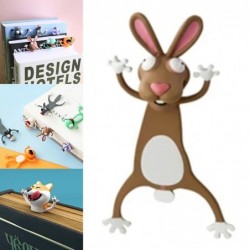 Marque-pages 3D - en forme d'animaux - pour livres / cahiers