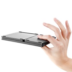 Tastiera Bluetooth pieghevole - con touchpad - ultra sottile