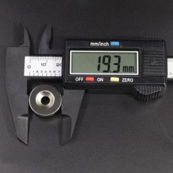 N35 - magnete al neodimio - disco forte - 20 mm * 3 mm - con foro da 5 mm