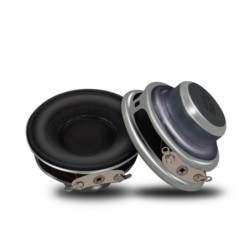 Enceinte audio universelle - gamme complète - compatible Bluetooth - 40mm - 4 Ohm - 5W - 2 pièces